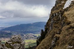 Vue en montant au pic