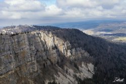 Vue en montant au pic
