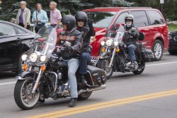 défilé des bikers